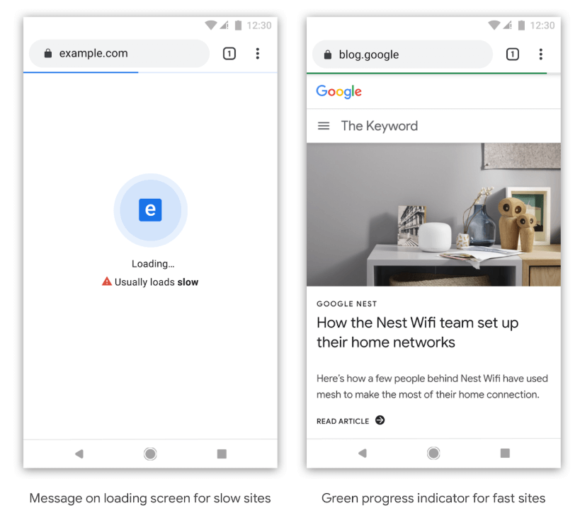 speed badge chrome google