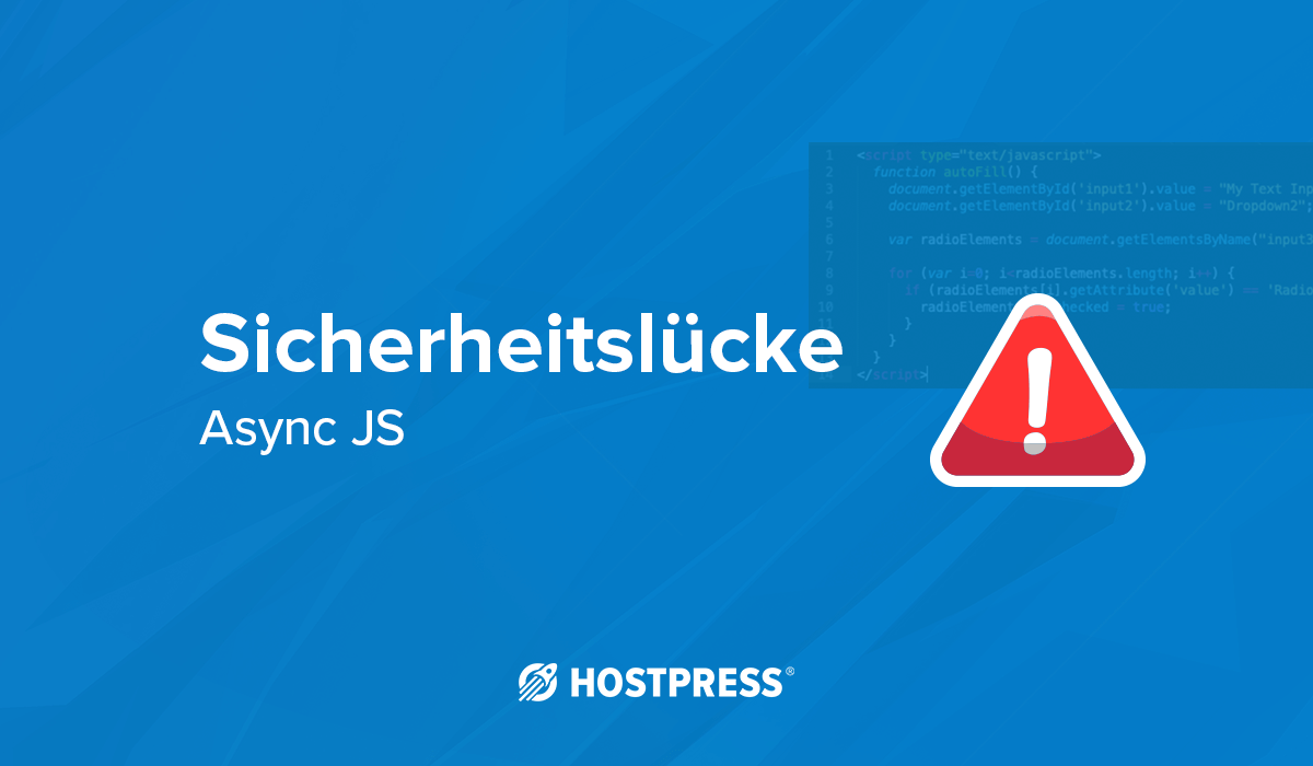 Sicherheitslücke WordPress Plugin async JS stored xss