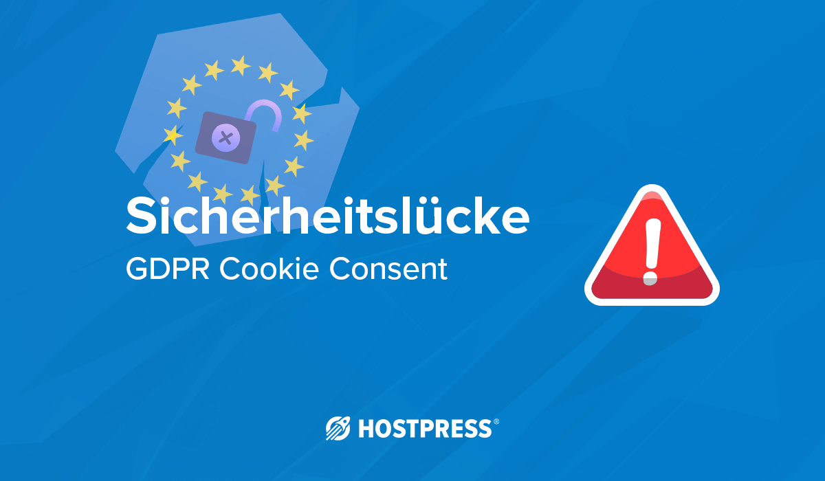 WordPress Plugin GDPR Cookie Consent Sicherheitslücke
