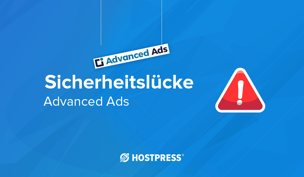 Sicherheitslücke WordPress Plugin advanced ads xss