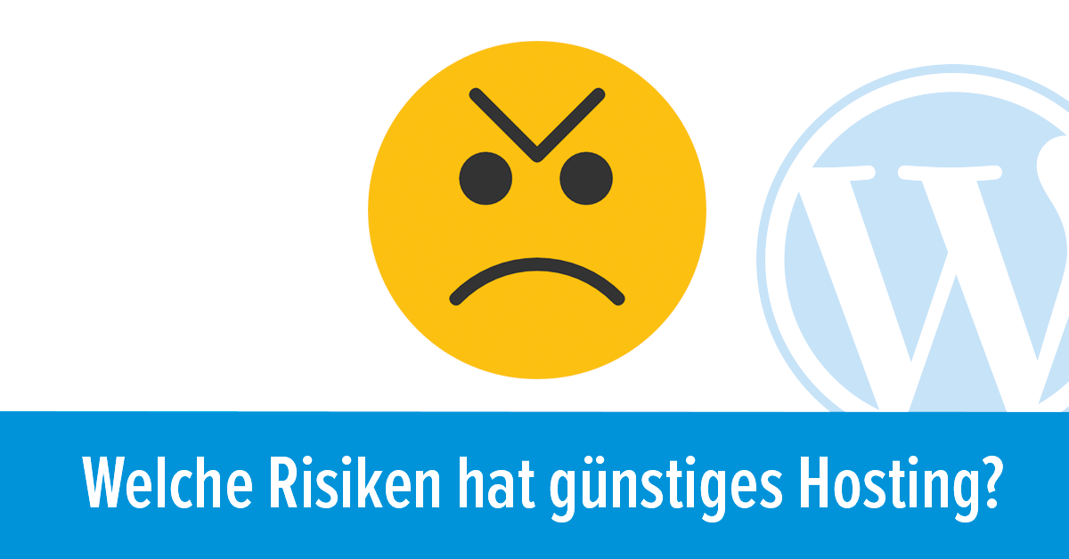 Risiken günstiges Hosting